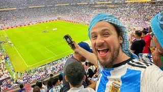 ¡Vi a Argentina ganar la copa  Final del Mundial Qatar 2022 Vlog 🏆⚽️🇫🇷🇦🇷 [upl. by Marlee197]