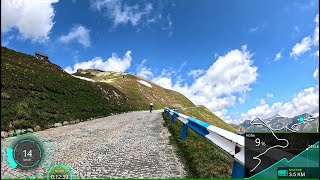 15 minute Indoor Cycling Workout Edelweisspitze Großklockner Alps Garmin 4K Video [upl. by Ydnamron]