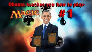 Obama teaches you how to play Magic the Gathering Commander MTG Tutorial 1 [upl. by Noel]