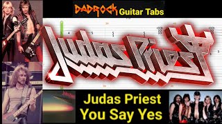 You Say Yes  Judas Priest  Guitar  Bass TABS Lesson [upl. by Hessney]