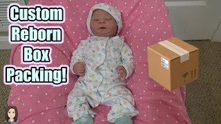 Custom Reborn Baby Kaelin Box Packing  Kelli Maple [upl. by Nnyliak]