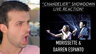 DARREN ESPANTO REACTION  “CHANDELIER” SHOWDOWN FT MORISSETTE  BETTER THAN THE ORIGINAL [upl. by Kyd]