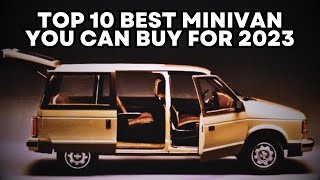 Top 10 Best Minivan You Can Buy for 2023 [upl. by Ymarej]