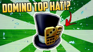 Roblox How To GET Domino Top Hat  Roblox Gift Card Items 2021 [upl. by Aldwin]