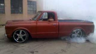 72 chevy c10 burnout [upl. by Einhoj]