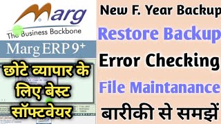 ERP accounting software mein backup and restore error checking kerna sikhe  by greentak technical [upl. by Tinor]