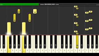 Yeat x Summrs  count up piano tutorial [upl. by Enelie872]