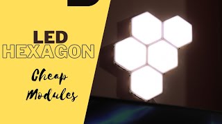 LED Hexagon Modules Unboxing and Install [upl. by Neve]