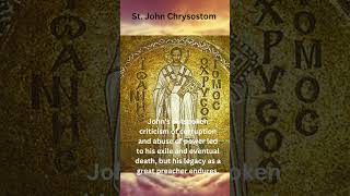 Saint John Chrysostom The GoldenMouthed Preacher [upl. by Binny]