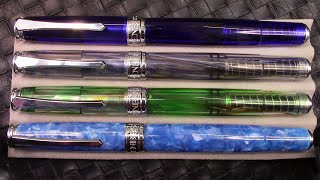 PenBBS 500s Fountain Pens  a look at 4 [upl. by Enaj601]