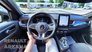 Renault Arkana Hybrid RS Line 2022 Test Drive POV [upl. by Barnebas]