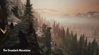 The Druadach Mountains Music Inspired by the Elder Scrolls V Skyrim [upl. by Eidob860]