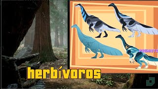 herbívoros confirmados  Prehistoria dinossauro survival Roblox [upl. by Asiuol]