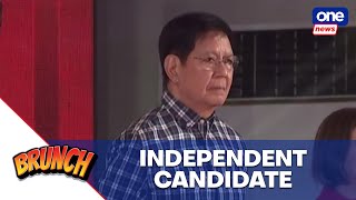 Brunch  Ping Lacson to run as independent in 2025 polls [upl. by Ilime]