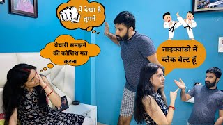 Slapping prank on wife in india 👊👋 Its Creative Fun [upl. by Brom]