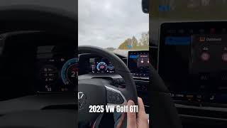 volkswagen GOLF GTI NEW 2025 on AUTOBAHN [upl. by Emia666]