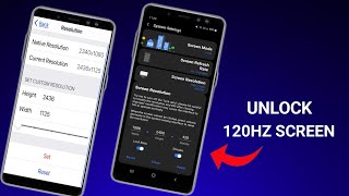 Enable 120Hz Screen Resolution NoRoot 100 Working  Max FPS Fix Lag  No Root [upl. by Potter]