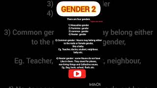 Genders 2  English grammar  how many genders  genders meaning [upl. by Xyno]