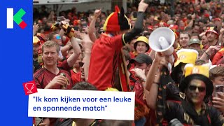 Rode Duivels zijn klaar voor hun eerste match op het EK [upl. by Eetnuahs]