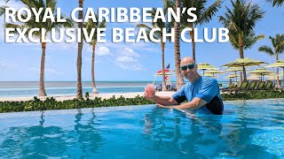 I Tried Coco Beach Club at Royal Caribbean Cruise Perfect Day at CocoCay [upl. by Simmons11]