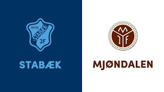 Eliteserien Stabæk  Mjøndalen [upl. by Publus]