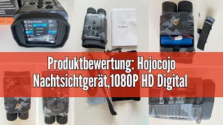 Produktbewertung Hojocojo Nachtsichtgerät1080P HD Digital Infrarot Nachtsicht Fernglas 300m Reichw [upl. by Nainatrad]