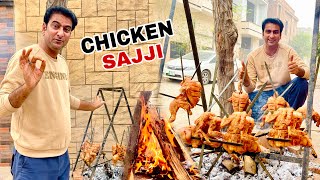 Full Chicken Sajji bana k Distribute kr Di 🙂 [upl. by Davidde]