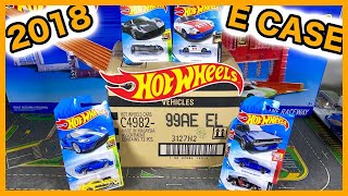 Unboxing Hot Wheels 2018 E Case 72 Car Assortment [upl. by Ynabla]