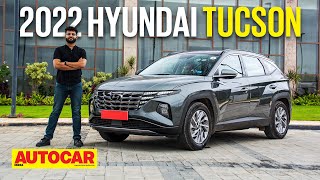 2022 Hyundai Tucson review  Futuristic Flagship  First Drive  Autocar India [upl. by Sesylu479]