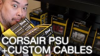 Corsairs Updated PSUs CES 2017  Now With Paracord [upl. by Ijat]