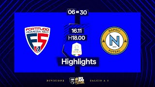 Fortitudo PomeziaNapoli Futsal 55  6ª giornata  Serie A 20242025  Highlights [upl. by Kitty820]