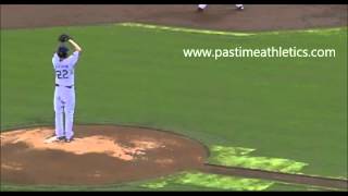 Clayton Kershaw Amazing Pick Off Move Slow Motion  Baseball Pitching Mechanics Lefty MLB Dodgers [upl. by Hardej273]