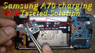 Samsung Galaxy A70 sma705f sma705fn charging problem ways jumper 100 Solution Urdu amp Hindi [upl. by Sandye]