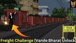 Brand new Saffron Vande bharat unlock trick 😍 indian train simulator challenge mode [upl. by Weinshienk]