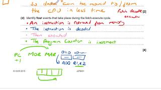 OCR 91 GCSE Computer Science Specimen Paper 1 Walkthrough [upl. by Braun]