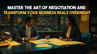 Master the Art of Negotiation and Transform Your Business Deals Overnight  Wealth Catalyst [upl. by Hgielrak]