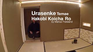 Urasenke Hakobi Koicha Ro 裏千家 の 運び濃茶 炉 [upl. by Hernando]