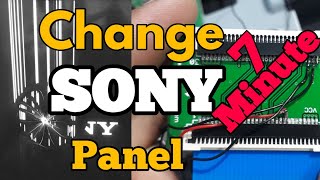 Panel change SONY TV  Led TV Repair [upl. by Beane413]