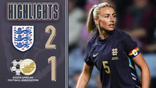 England 21 South Africa  Leah Williamson Scores On 50th Cap Night  Highlights [upl. by Anaeco42]