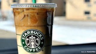 HOW TO MAKE A STARBUCKS ICED CARAMEL MACCHIATO LATTE [upl. by Yoreel]