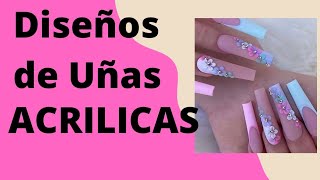 💅Diseños de uñas acrílicas largas 💅 recopilación de uñas acrílicas uñas nailart uñasacrilicas [upl. by Lavena]