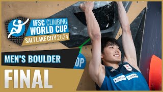 Mens Boulder final  Salt Lake City 2024 [upl. by Levy444]