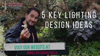 5 Key Architectural Landscape Lighting Design Ideas  DIY Landscape Lighting [upl. by Grados530]