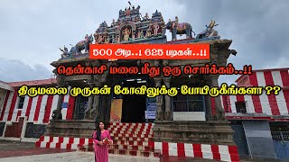 திருமலை முருகன் கோவில் தென்காசி பண்பொழி THIRUMALAI MURUGAN KOVIL TENKASI  SARA VEE3 VLOG [upl. by Publia]