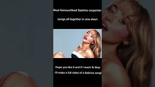 Sabrina songs mixed together comment which singer i should do next [upl. by Skillern]