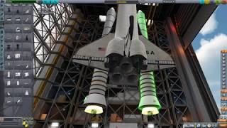 Realism Overhaul in KSP 181  Space Shuttle Installation Assembly and Launch Tutorial [upl. by Asilam920]