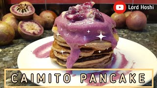 CAIMITO PANCAKE STAR APPLE PANCAKE  CAIMITO RECIPE  Masarap na gawin sa caimito [upl. by Airbas466]