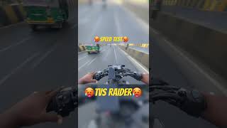 TVS Raider Top Speed 😳 motovlog [upl. by Prentiss]