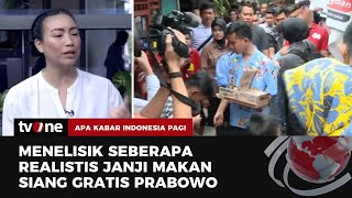 Anggaran Makan Siang Gratis Prabowo Capai Rp 400 T Pro dan Kontra Terjadi di Ruang Publik  tvOne [upl. by Harlow]