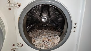 Experiment  Small Stones  In A Washing Machine  Fagor [upl. by Tepper]